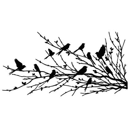 Pájaros Negros 60x30 cms.