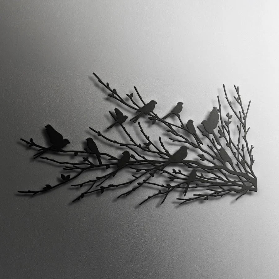 Pájaros Negros 60x30 cms.