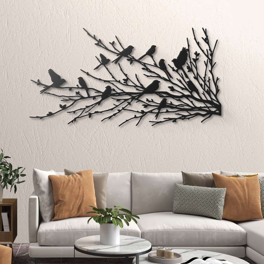 Pájaros Negros 60x30 cms.