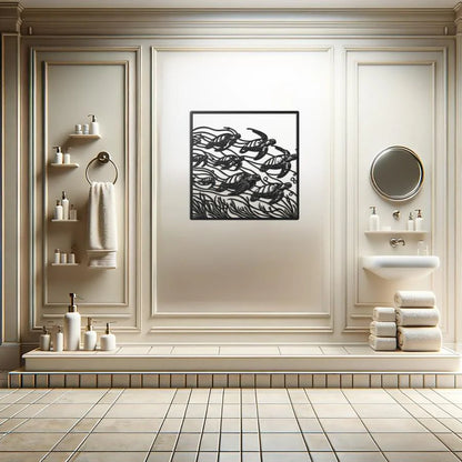 Tortugas de Mar 35x35 cms.