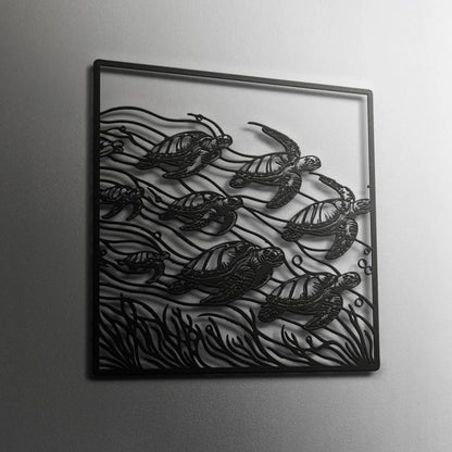 Tortugas de Mar 35x35 cms.