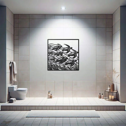 Tortugas de Mar 35x35 cms.