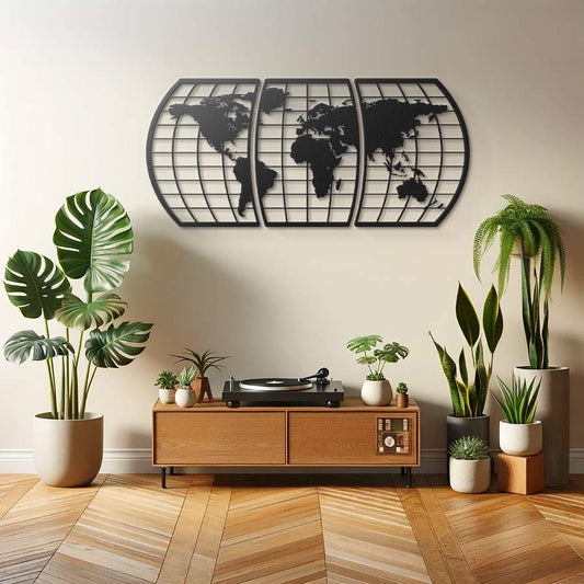 Mapa Mundial Set 45x103 cms.